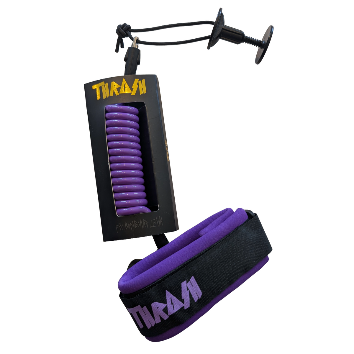 Thrash Classic Pro Bicep Leash Purple – Bodyboard-Depot