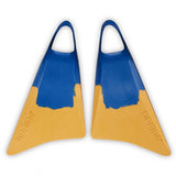Pride Vulcan V1 Bodyboarding Swim Fins Blue/Yellow