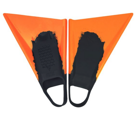 MS Viper Delta  Icon Bodyboard Fins - Black / Orange