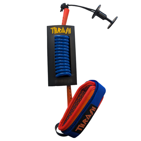 Thrash Hive X Series 8mm Pro Bicep Leash Blue/Orange