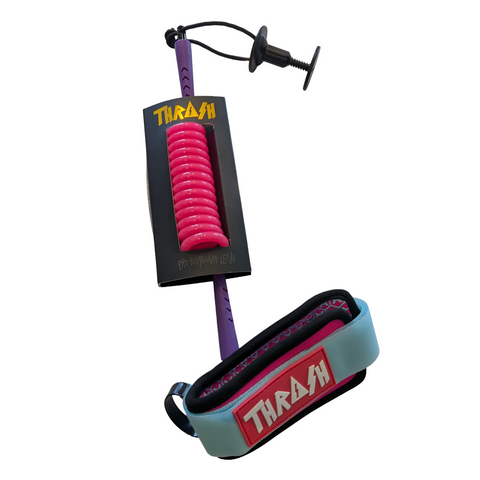 Thrash Hive X Series 8mm Pro Bicep Leash Light Blue/Pink