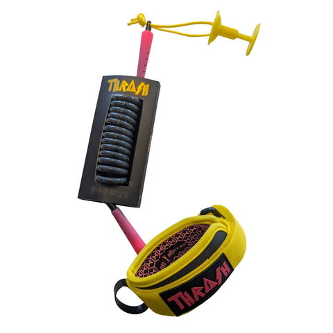 Thrash Hive X Series 8mm Pro Bicep Leash Yellow/Pink