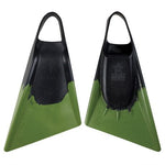 Stealth 2 Bodyboard Swim Fins - Black / Green