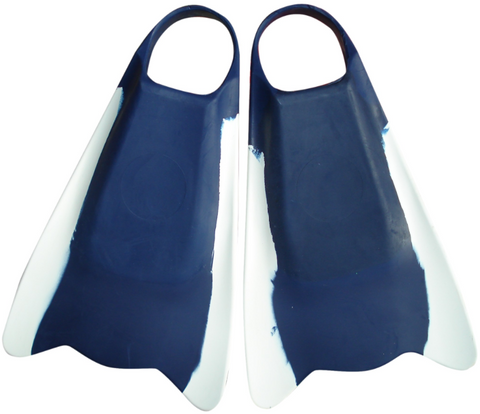 Sola Sport Bodyboard Fins - Blue/White