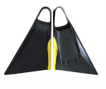 MS Viper Delta Bodyboard Fins Black / Yellow